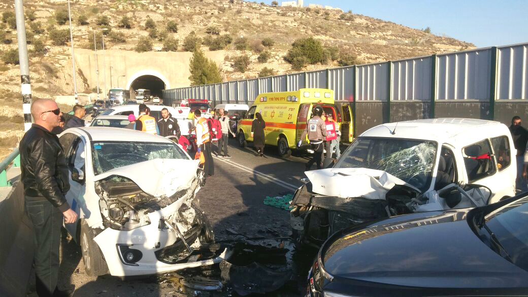 Accident scene Highway 60