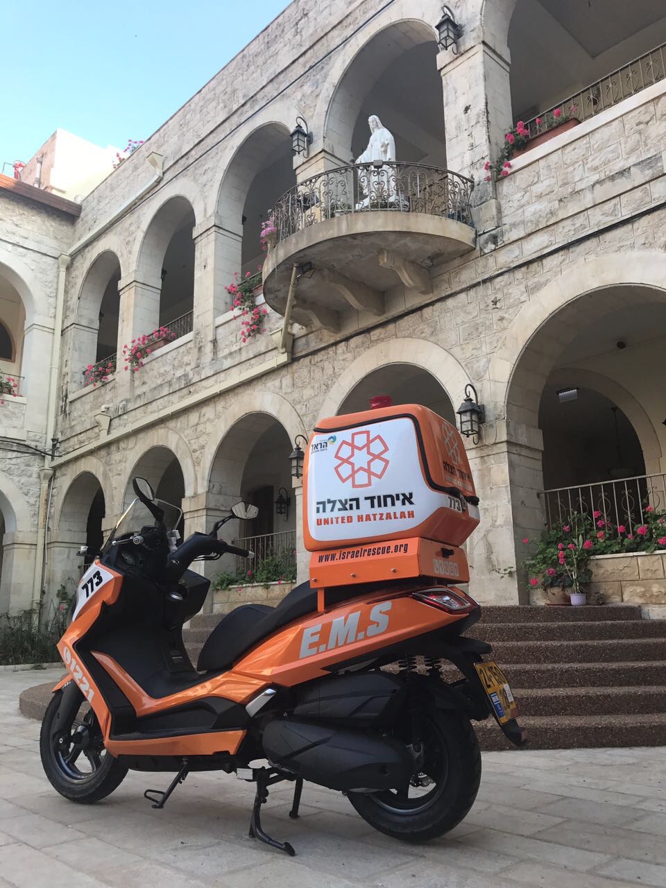 Amir Hayiks Bike at the Sacre Coeur Institute 1