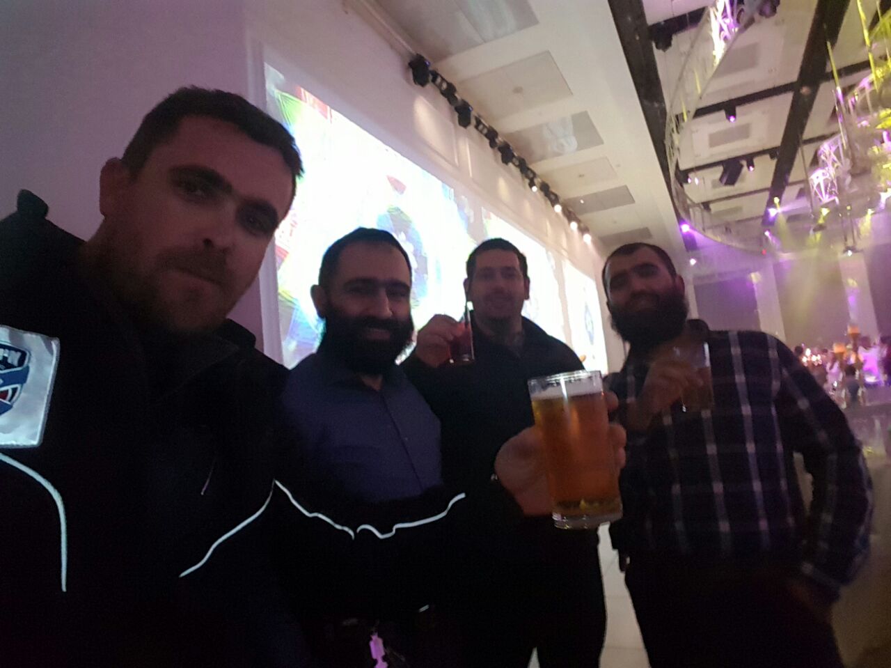 EMS volunteers at the wedding