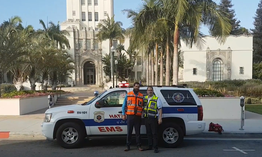 Eli Beer and Head of LA Hatzolah 2 1