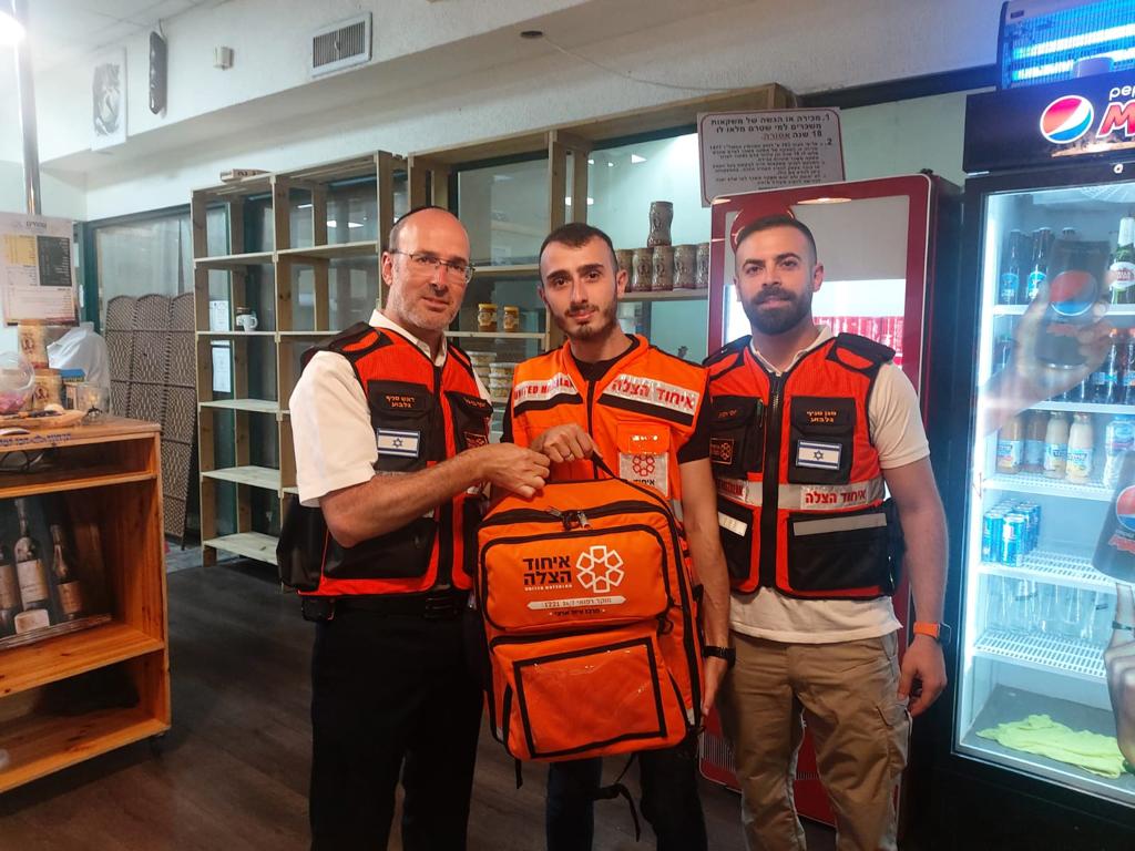 From left Yossi Ben Gigi his son Maor and Yosef Zaguri 1