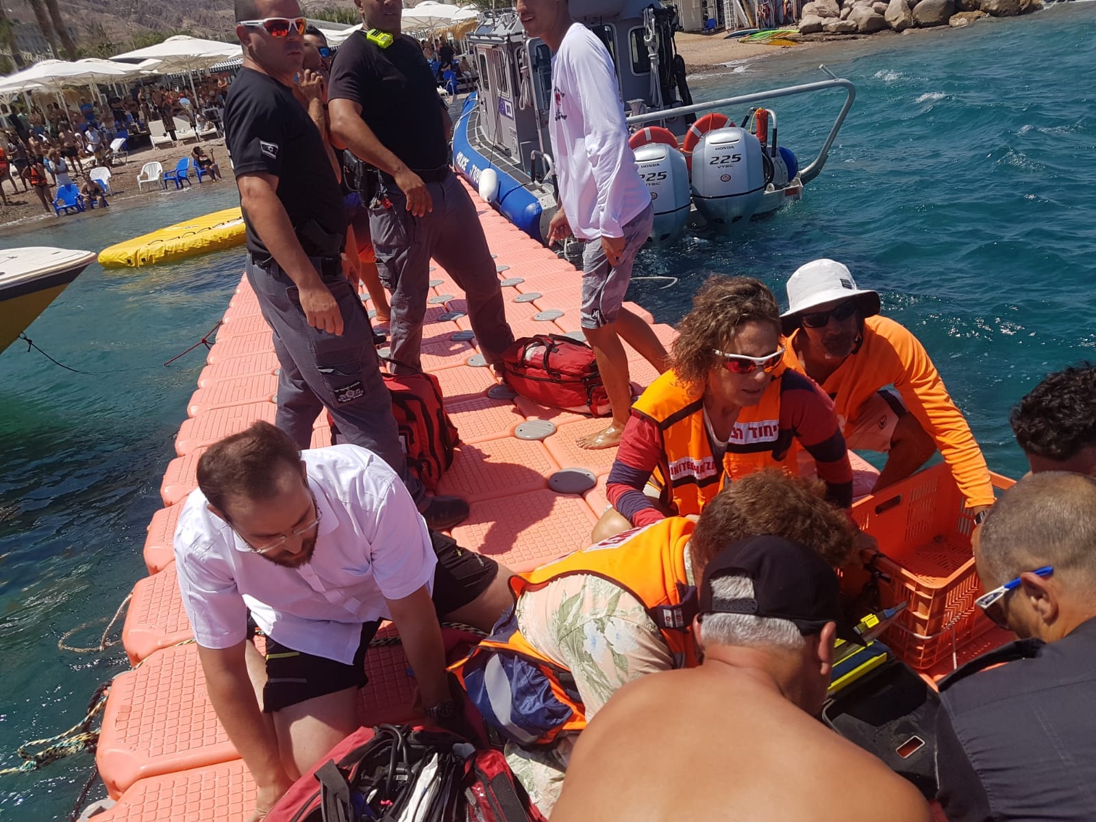 Sophie successful CPR in Eilat 2