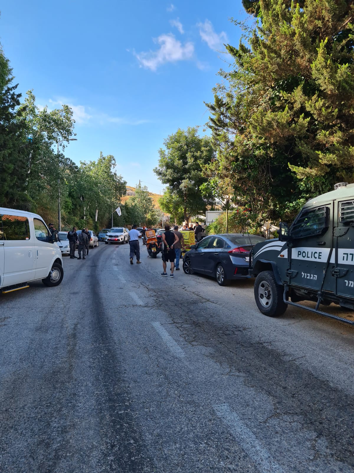 The scene from Givat Zeev this morning 1