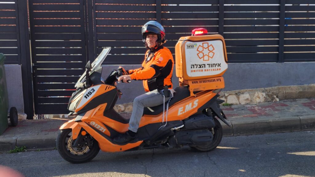 Yair on his ambucycle 1 1024x576 1