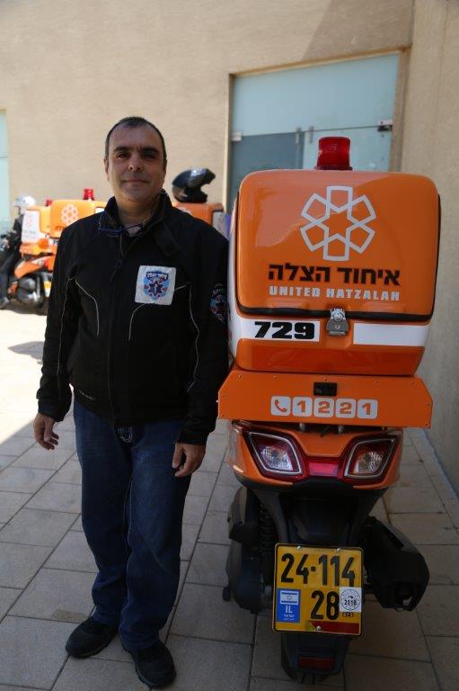 Yosef and his ambucycle 1