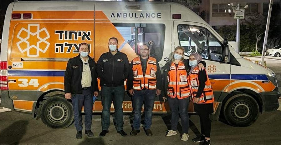 ambulance 34 Kfar Saba CPR 12.2.22 1