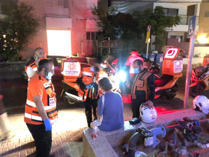 scene of he rescue where the old woman was foud