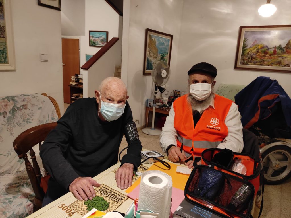 Mordechai left Yosef right during one of Yosefs visits as part of the Ten Kavod project 1024x766 1