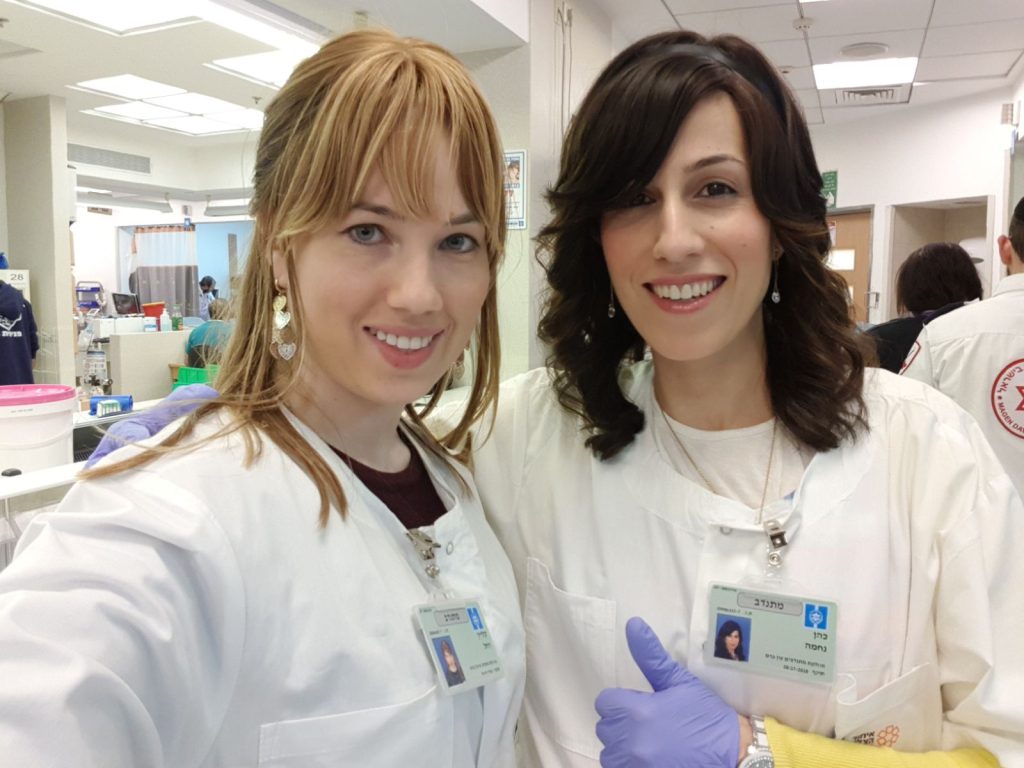 מתנדבות במשמרת בהדסה עין כרם 2018 2 1024x768 1