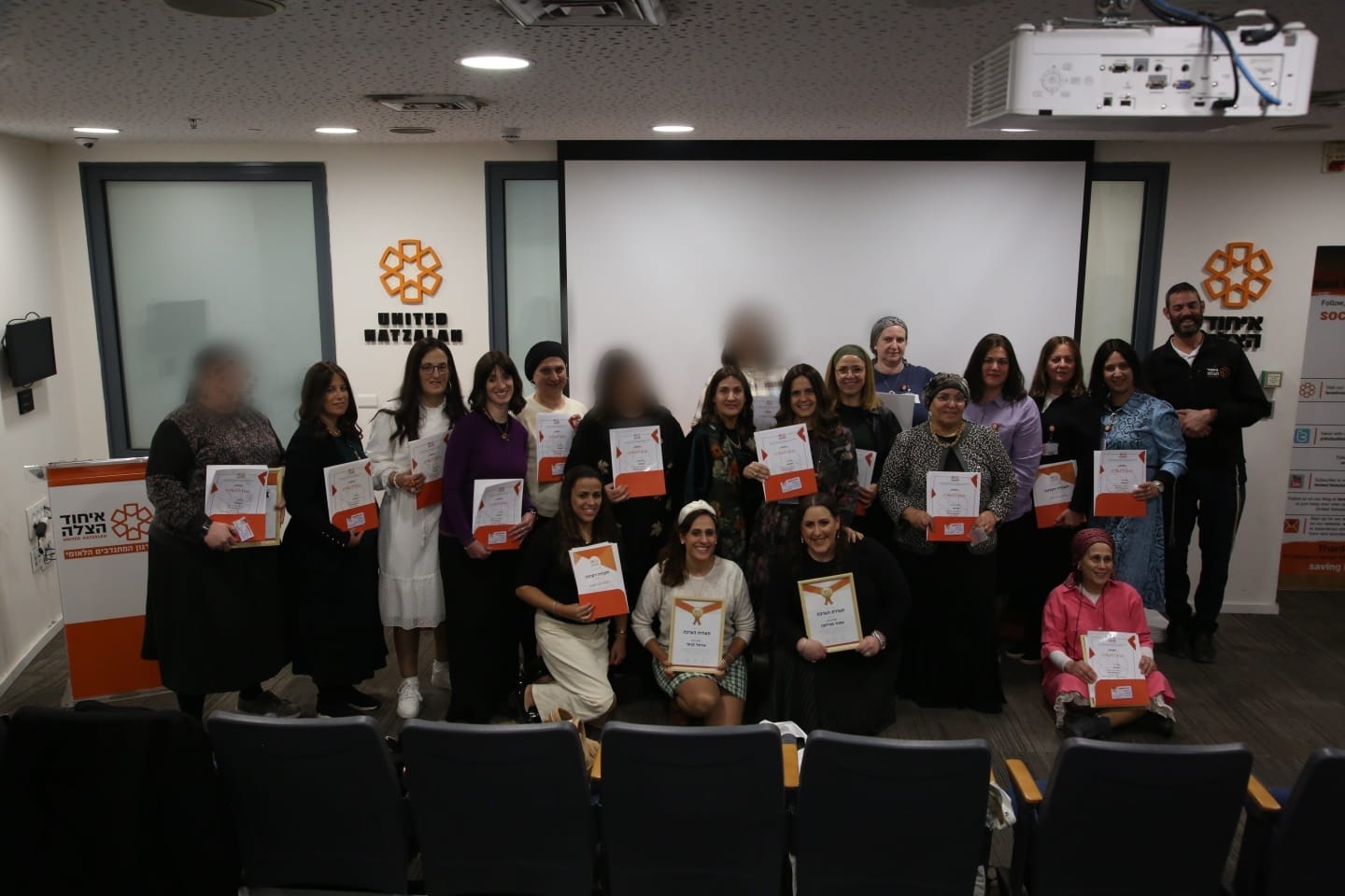 18 widows graduated the IMAH Initiative EMT Course