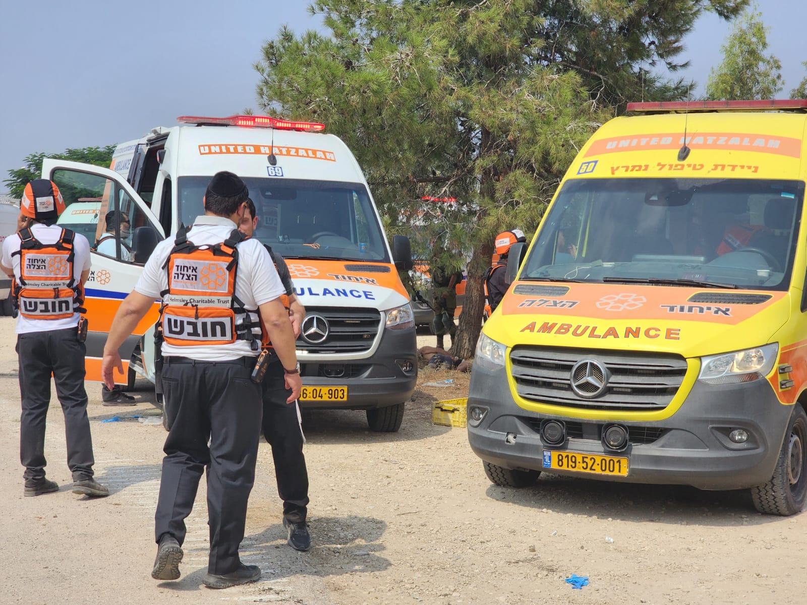 United Hatzalah ambulances in southern Israel 2