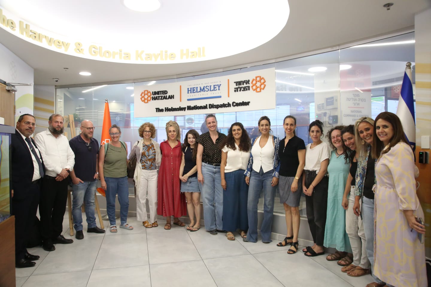 United Hatzalah and MOSHE leadership Photo credit United Hatzalah