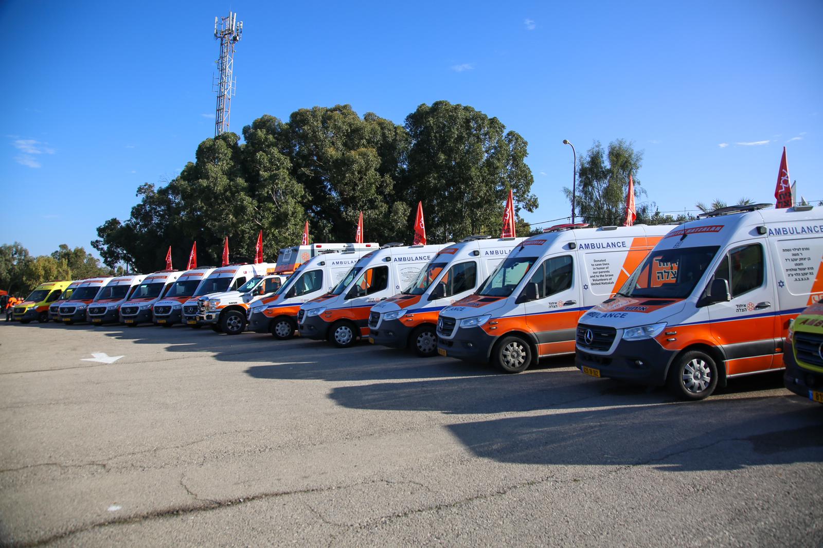 New United Hatzalah ambulances Photo credit United Hatzalah