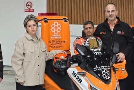 Bereaved Father and Volunteer EMT Receives New Ambucycle Donated in Sons Memory